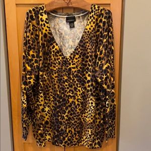 Like New Lane Bryant Leopard Sweater